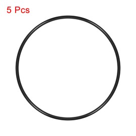 sourcing map O-Rings Nitrile Rubber, 143mm Inner Diameter, 150mm OD, 3.5mm Width, Round Seal Gasket for Automotive Machine Plumbing, 5pcs