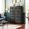 WLIVE Storage Organizer Unit with 13 Fabric Bins, Storage Drawers