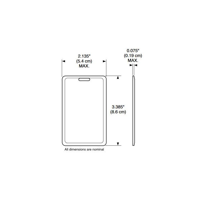 Genuine HID ProxCard II 1326 LMSMV Clamshell Proximity Card for