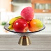 PRETYZOOM Glass Fruit Bowl, 10 Inches Pedestal Bowl, Decorative Footed