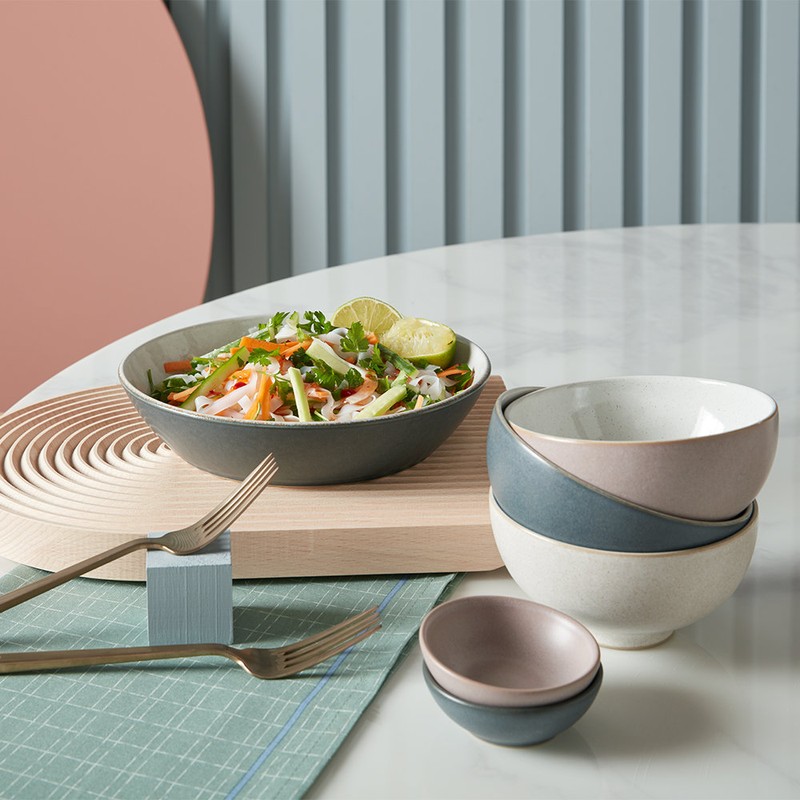 Denby Impression Blue Small Shallow Bowl / 덴비 임프레션 블루