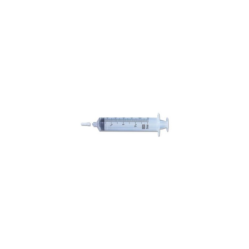 BD 60ml (CC) SYRINGE ONLY - Leur Lock Tip -