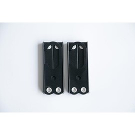 RODGERS RGOD-HANGER-BK2 Folding Hanger, Black, Set of 2, Aluminum Material, Portable Hanger, Travel, Portable, Foldable, Portable, Laundry, Clothing, Convenient, Lightweight, Multifunctional, Space Saving, Travel, Business Trips, Outdoors, Pinch