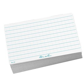 Rite In The Rain Weatherproof Index Cards, 3" x 5", Universal Pattern, White (No. 191)