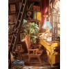 Rolife Silent Corner Study Book Nook Kit 3D Wooden Puzzle