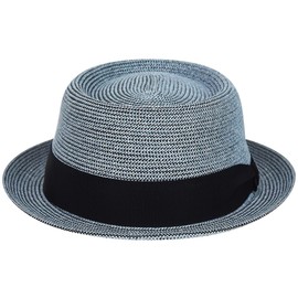 Bailey Men's Waits Pork Pie Hat, Blue Surf Multi, XXL