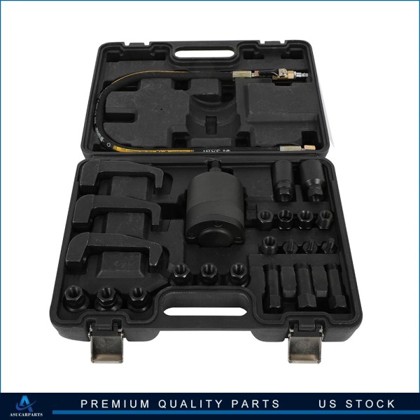 AUP 24Pcs Pneumatic Puller Set Extractor Tool Kit For Diesel