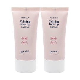 Goodal Clear Houttuynia Cordata Soothing Moisture Tone-Up Sun Cream 50ml+50ml Skin Tone Correction / 구달 맑은 어성초 진정 수분 톤업선크림50ml+50ml 피부톤 보정