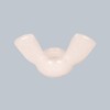 10 Pack 1/4-20 Nylon Wing Nuts - Off White(Natural Nylon