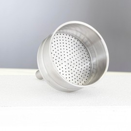 Easyworkz Stainless Steel Coffee Funnel Filter, Espresso Maker Replacement,6 Cup Size