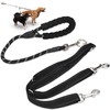 Double Dog Leash, Dual Dog Leash with Foam Handle and