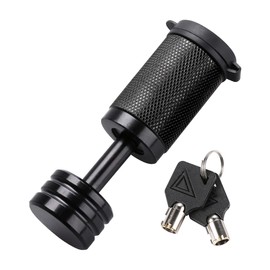 CZC AUTO Trailer Tongue Coupler Lock, Dia 1/4 Inch, 7/8 Inch Span Fits Latch-Type Coupler for Towing Boat Truck RV Car Trailer