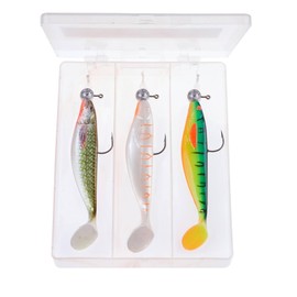 Balzer Matze Koch Rubber Fish Box 4 - Perch & Zander Fishing Set Predator Fishing