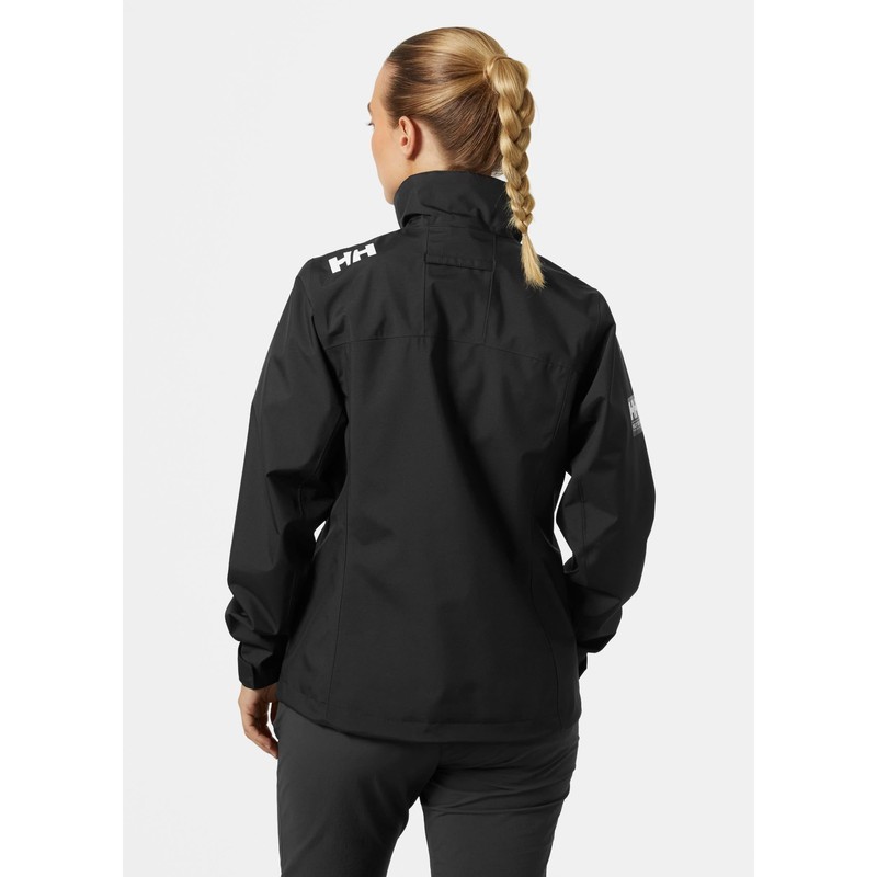 Helly-Hansen Women's Crew Jacket 2.0, 990 Black, Medium