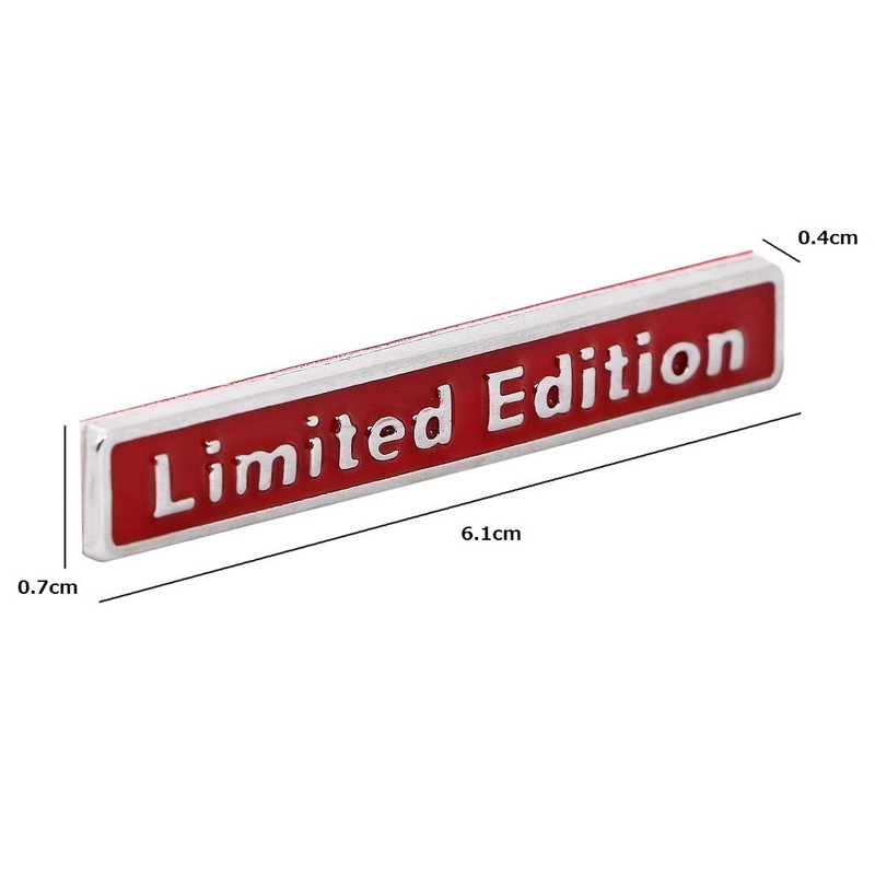 r_planning Metal Plate Sticker Decoration Label Emblem Set of 2