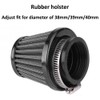 ETOPARS 2Pcs Black Motorcycle Air Intake Filter Kit Auto Cold