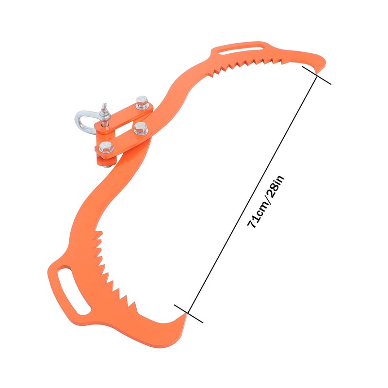 Timunr 2 Serrated Claw Hook,Log Lifting Tongs, Heavy Duty Grapple