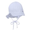 Sterntaler Baby Boys Peaked Cap with Neck Protection, White