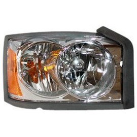 TYC Right Headlight Assembly Compatible with 2006-2007 Dodge Dakota
