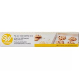 Wilton pack of 3  Wilton Pre-Cut Non-Stick Parchment Sheets 24 pcs 10"x15"
