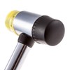 AKOAK 25mm Dual Head Nylon Rubber Hammer Jewelers Metal Mallet,Multipurpose,