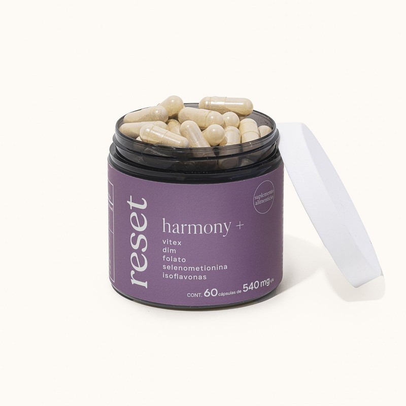 RESET | HARMONY + con Vitex, DIM, Folato, Selenometionina, Isoflavonas,
