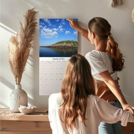 2024 2025 National Parks Calendar 2024 National Park Gifts Monthly Wall Calender 14 Month Made in USA FULL SIZE - 12 x 24 Open - Giftable - Academic Teacher's Planner Calendar Organizing & Planning