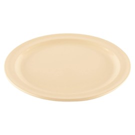 GET DP-509-T Melamine Round Dinner Plates, 9", Tan (Set of 12)