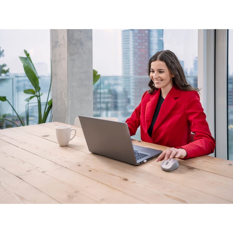 Trust Yvi Wireless Mouse 800-1600 DPI 4 Buttons White