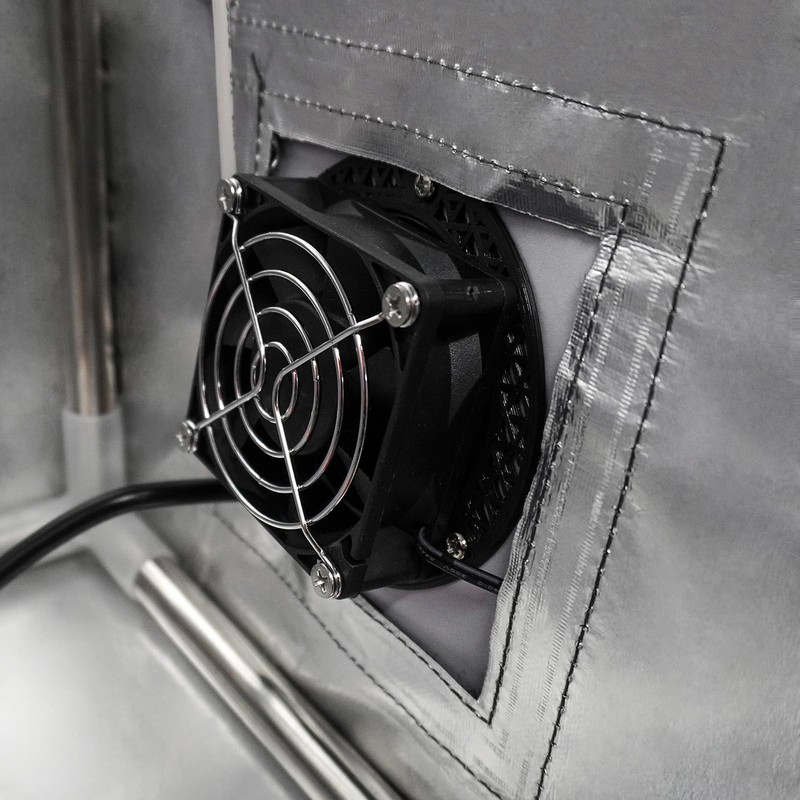 Resin 3D Printer Enclosure with Ventilation Filter, 12V Fan 5000RPM
