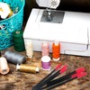 MimanKu Sewing Machine Cleaning Brushes, Reusable Silicone Dense Bristles Clean