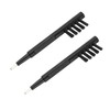 MEISH 2pcs Hearing Aid Cleaning Brush with Magnet and Wax