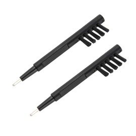 MEISH 2pcs Hearing Aid Cleaning Brush with Magnet and Wax Loop Multifunctional Cleaning Accessories for Hearing Aid Earbuds