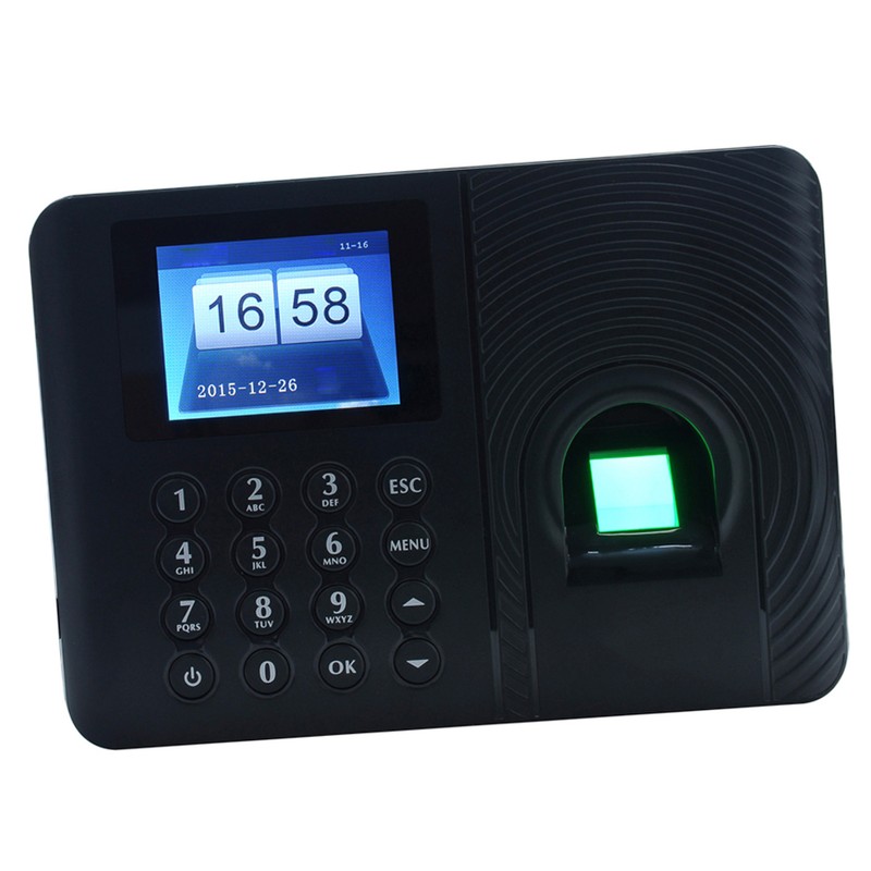 Fingerprint Attendance Machine Smart 2.4in TFT LCD Fingerprint Time Clock