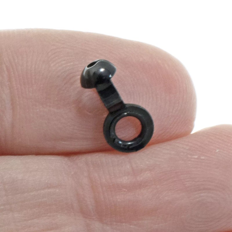 Ball Chain Manufacturing 25 Black Ball Chain #6 Lamp/Fan Pull