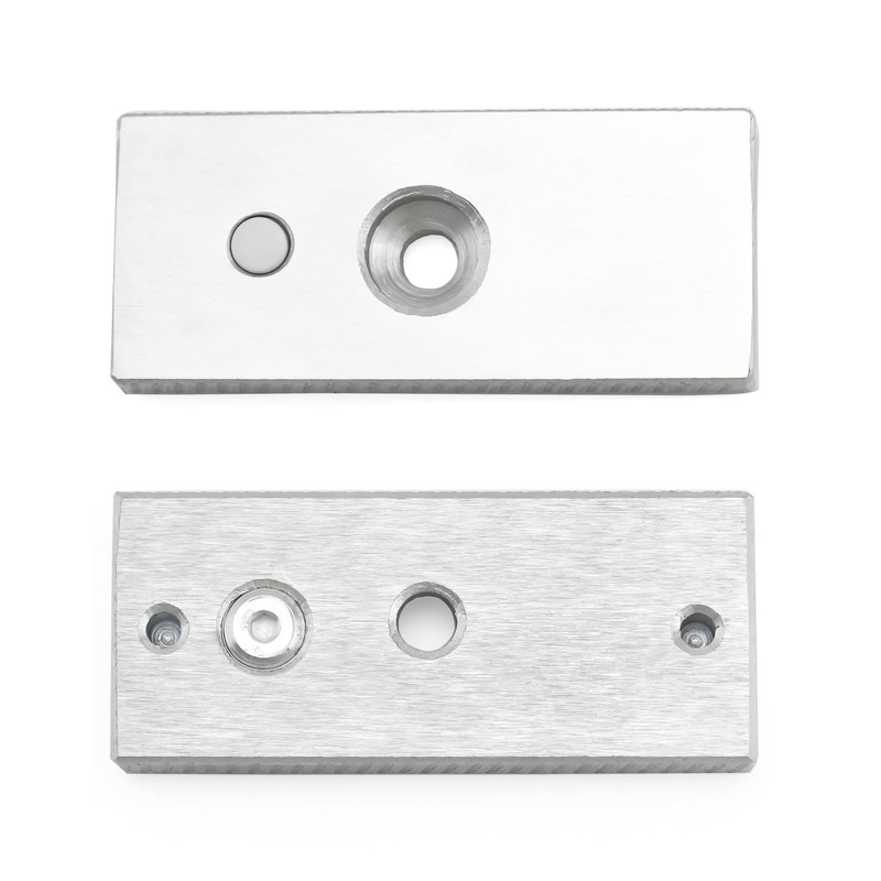 QWORK Electric Magnetic Lock, 60kg 130LBs Holding Force Electric Magnetic