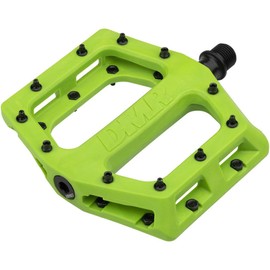 DMR V11 Plastic Pedal Green Length 4.1 inches (105 mm) x Width 4.1 inches (105 mm) x Thickness 0.7 inches (19 mm)