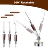 5 Pcs Soldering Tweezers Set 3 Cross Lock Solder Tweezer