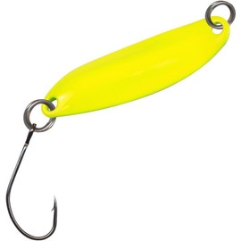 FTM Spoon Hornet 3.9 cm 3.7 g Blinker for Trout Fishing, Trout Blinker for Spin Fishing, Spinner Bait, Spoon Blinker, Colour: Yellow/Black