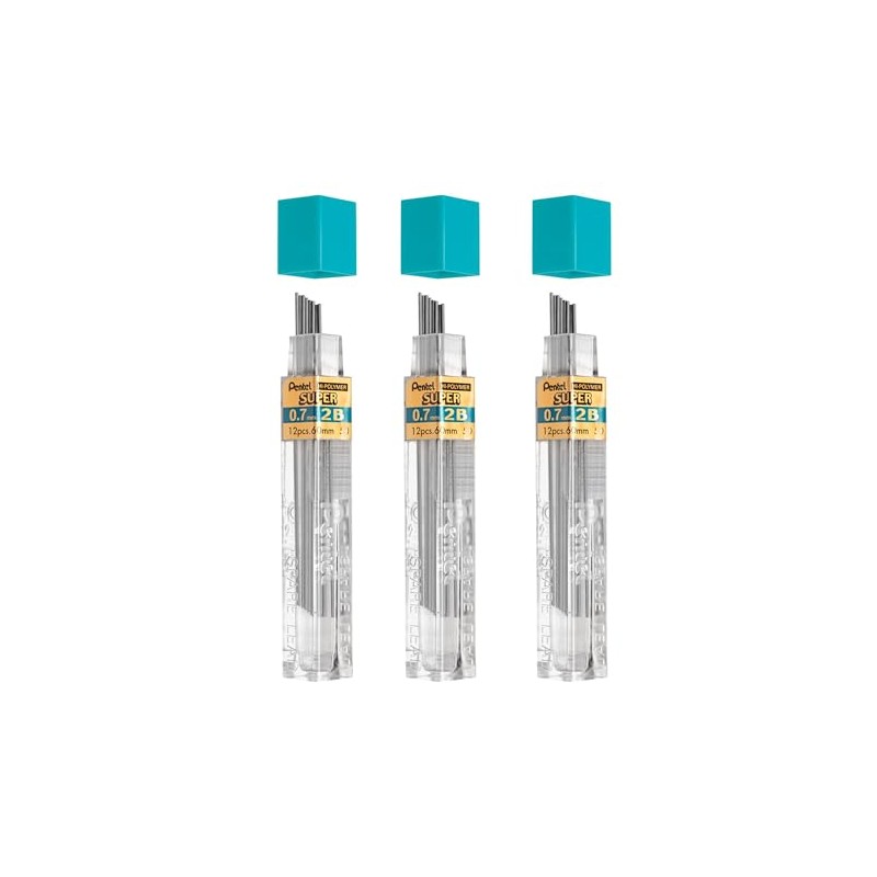 Pentel Super Polymer Automatic & Mechanical Pencil Refill (Pack of