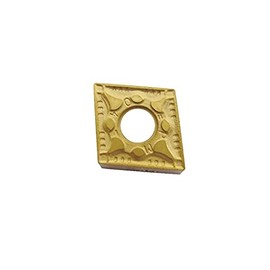 HHIP 6003-2021 CCMT 21.51 Tin C5 Coated 80 Degree Diamond Positive Rake Carbide Insert, 1/4" IC