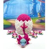 5pcs Articulated Baby Dragon with Egg, 6" 3D Printed Multi