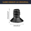 SOULWIT 8Pcs Replacement Headband Screws for Beats Solo 2 &