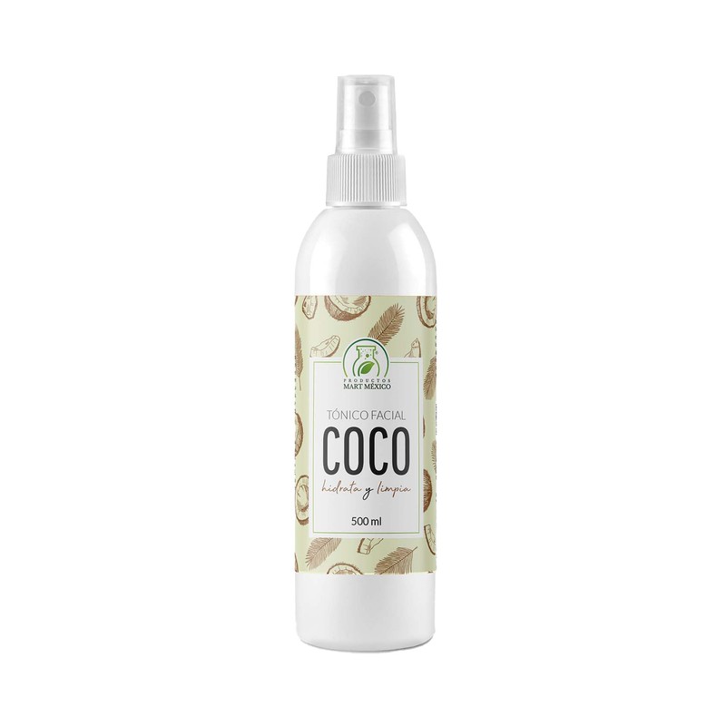 Tónico Facial Hidratante De Coco 500 Ml Productos Mart Mexico