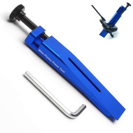 BININIU Brake Piston Press Tool for Shimano Bicycle Disc Brake Caliper Piston for Shimano 2 Pistons/4 Pistons, Width 2.4 cm, Universal, Blue Colour