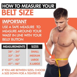 Weight Lifting Belt - Elite Body Squad Pro Quality Neoprene Back Support Belt With Speed Fit Fastener And Stainless Steel Hook And Loop Design - 6” Wide Soft Feel Padding