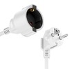 Extension earthing contact plug (type F) 90° - earthing contact