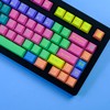 TIMSEKER 129-Key PBT Cherry Profile Keycaps Ergonomic Rainbow Mechanical Keyboard