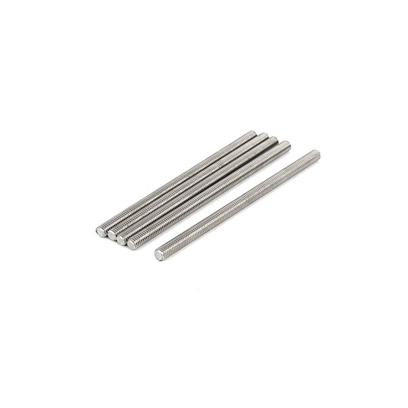 Sourcingmap M6 x 110mm 304 Stainless Steel Fully Threaded Rod