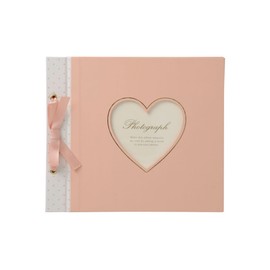 Marks DCP-AL10-PK Deco Wrap Album, Heart Photo Album, Stick-on Type, Handmade, Self-Adhesive, Writable Free Mount, Stylish, Cute, Decorative Wrap, Pink